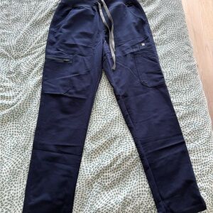 Womens Navy figs scrub bottoms